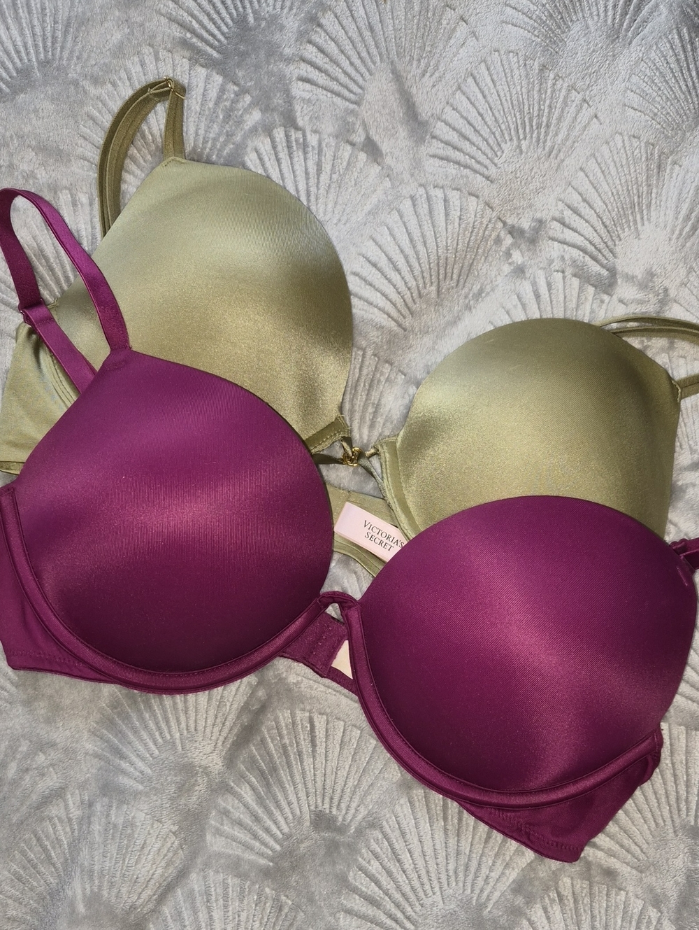 Victoria's Secret Plum & Olive Smooth Push-Up Bras